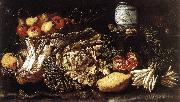 SALINI, Tommaso Still-life with Fruit, Vegetables and Animals f Sweden oil painting artist